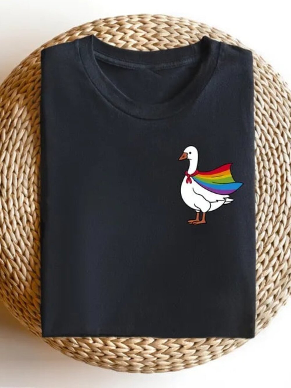 Rainbow Goose Shirt, LGBTQ Support Tee, Pride Month Gift Shirt